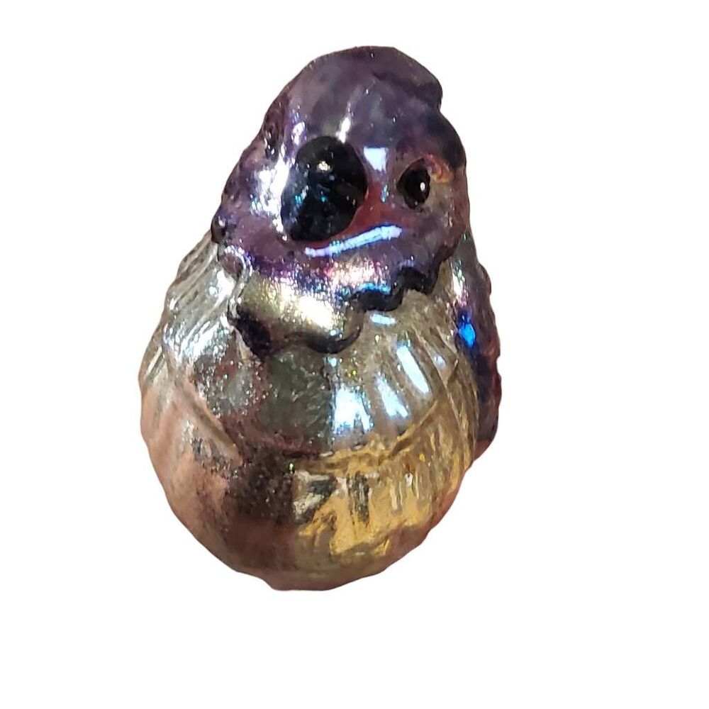 Vintage Glass By Peschka Hand Blown Glass Bird Christmas Ornament - Picture 3 of 5